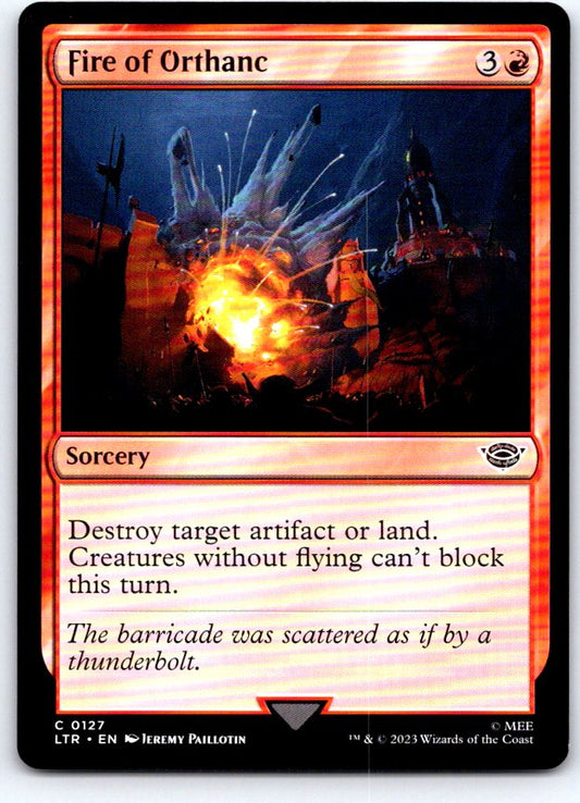 Fire of Orthanc 127 Universes Beyond: LOTR Magic: The Gathering NM