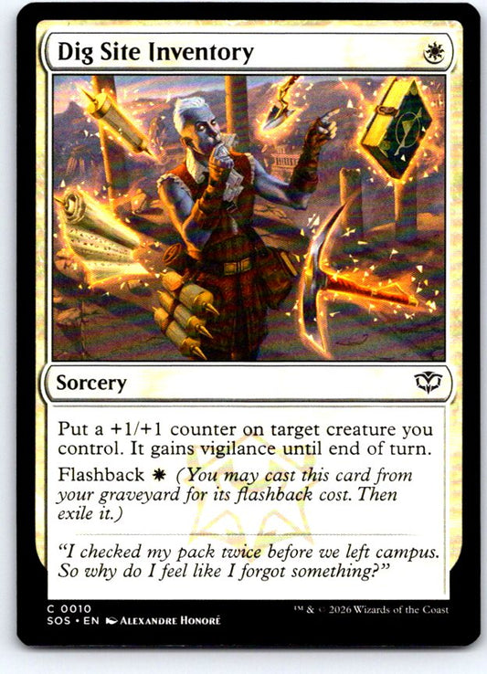 Dig Site Inventory 10 Common Secrets of Strixhaven Magic: The Gathering NM