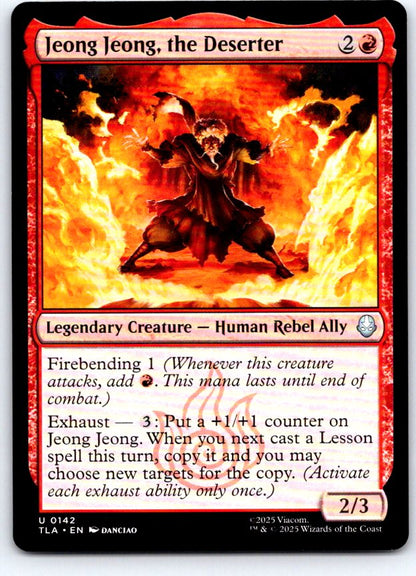 Jeong Jeong, the Deserter 142 Avatar: The Last Airbender Magic: The Gathering NM