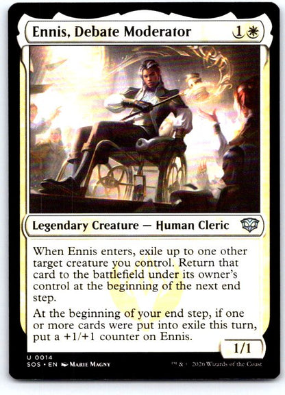 Ennis, Debate Moderator 14 Secrets of Strixhaven Magic: The Gathering NM