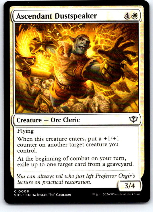 Ascendant Dustspeaker 8 Common Secrets of Strixhaven Magic: The Gathering NM