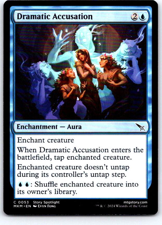 Dramatic Accusation 53 Common Murders at Karlov Manor Magic: The Gathering NM
