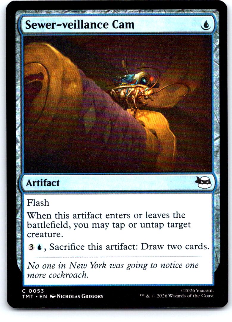 Sewer-veillance Cam 0053 Teenage Mutant Ninja Turtles Magic: The Gathering NM