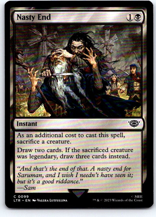 Nasty End 99 Universes Beyond: LOTR Magic: The Gathering NM