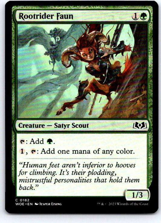 Rootrider Faun 182 Common Wilds of Eldraine Magic: The Gathering Near Mint