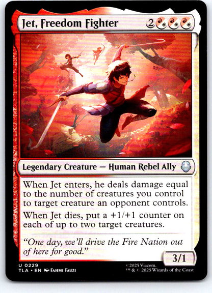 Jet, Freedom Fighter 229 Avatar: The Last Airbender Magic: The Gathering NM