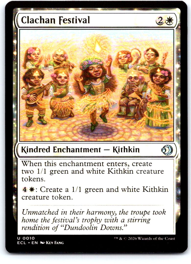Clachan Festival 10 Uncommon Lorwyn Eclipsed Magic: The Gathering Near Mint