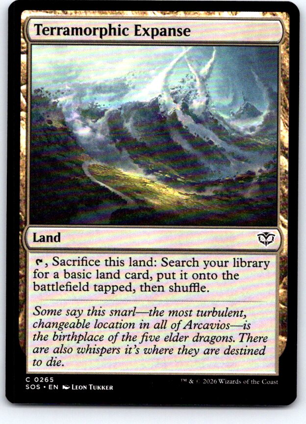 Terramorphic Expanse 265 Common Secrets of Strixhaven Magic: The Gathering NM