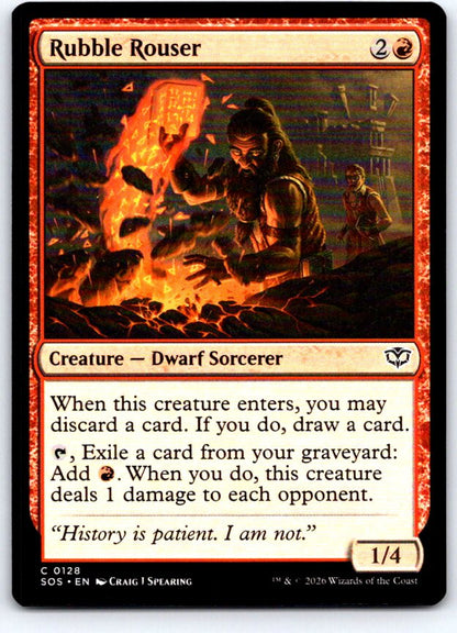 Rubble Rouser 128 Common Secrets of Strixhaven Magic: The Gathering Near Mint