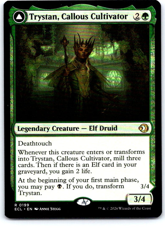 Trystan, Callous Cultivator 199 Rare Lorwyn Eclipsed Magic: The Gathering NM