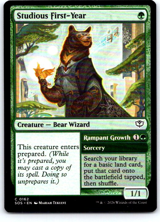 Studious First-Year 162 Common Secrets of Strixhaven Magic: The Gathering NM