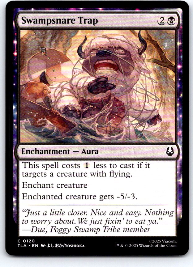 Swampsnare Trap 120 Common Avatar: The Last Airbender Magic: The Gathering NM