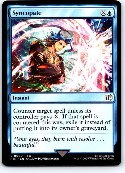 Syncopate 80 Common FINAL FANTASY Magic: The Gathering Near Mint