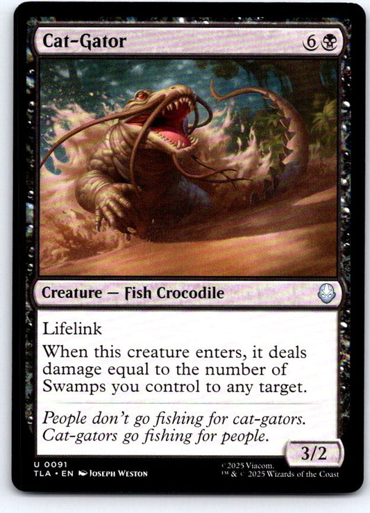 Cat-Gator 91 Uncommon Avatar: The Last Airbender Magic: The Gathering Near Mint