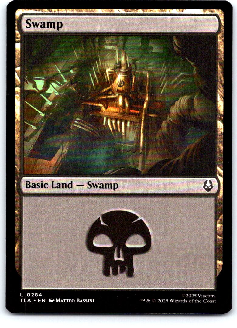 Swamp (0284) 284 Land Avatar: The Last Airbender Magic: The Gathering Near Mint