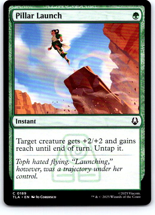 Pillar Launch 189 Common Avatar: The Last Airbender Magic: The Gathering NM