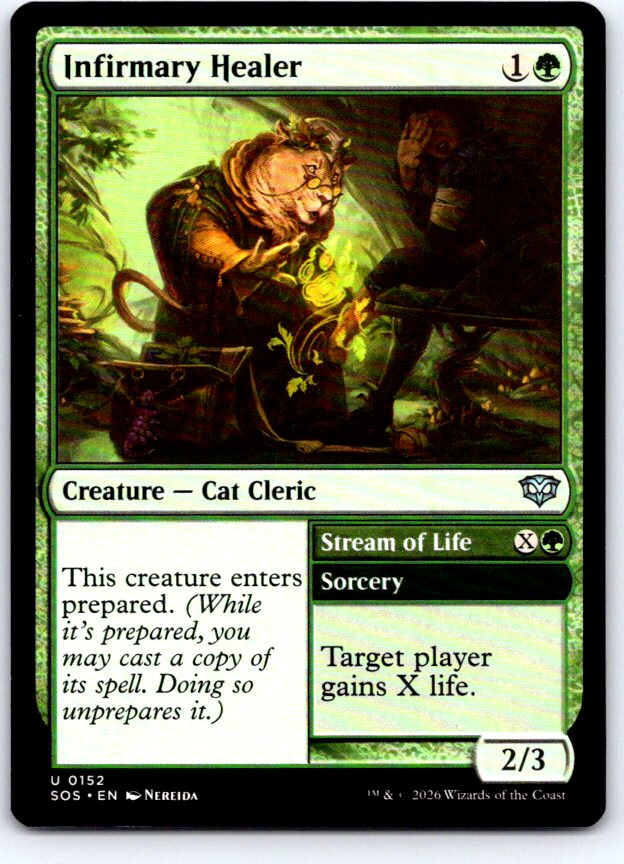 Infirmary Healer 152 Uncommon Secrets of Strixhaven Magic: The Gathering NM