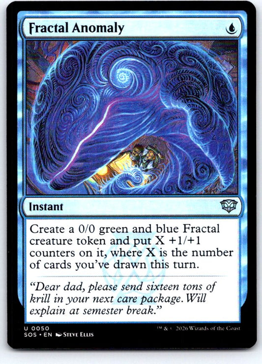 Fractal Anomaly 50 Uncommon Secrets of Strixhaven Magic: The Gathering Near Mint