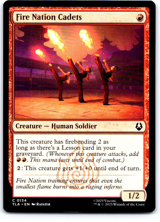 Fire Nation Cadets 134 Common Avatar: The Last Airbender Magic: The Gathering NM