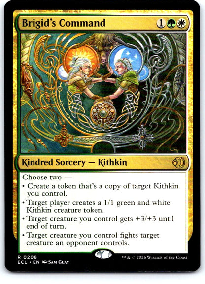 Brigid's Command 208 Rare Lorwyn Eclipsed Magic: The Gathering Near Mint