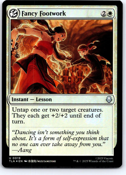 Fancy Footwork 19 Avatar: The Last Airbender Magic: The Gathering Foil NM