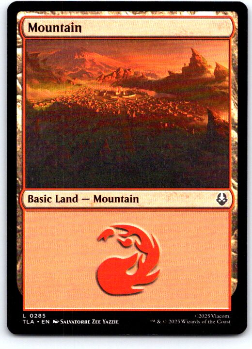 Mountain (285) 285 Land Theros Beyond Death Magic: The Gathering Near Mint