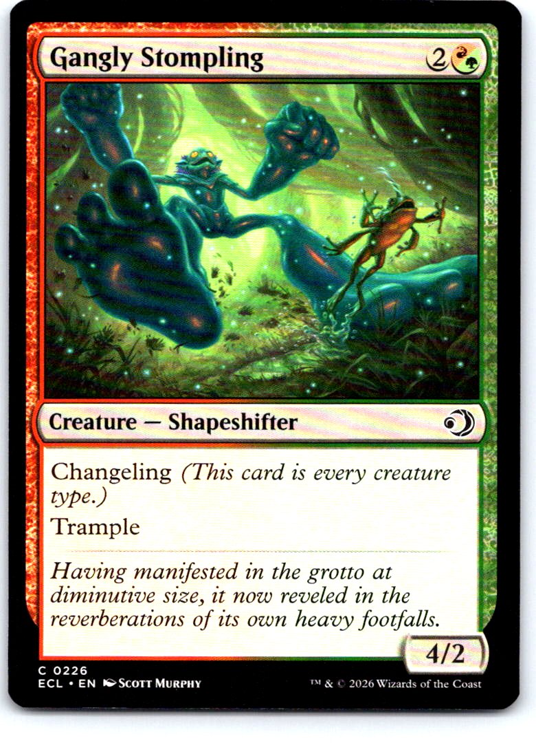 Gangly Stompling 226 Common Lorwyn Eclipsed Magic: The Gathering Near Mint