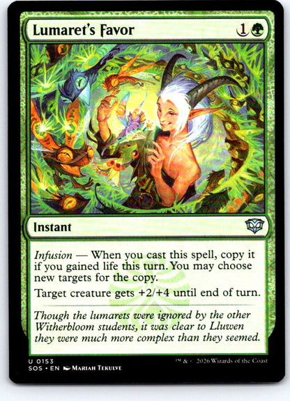Lumaret's Favor 153 Uncommon Secrets of Strixhaven Magic: The Gathering NM
