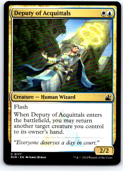 Deputy of Acquittals 177 Common Ravnica Remastered Magic: The Gathering NM
