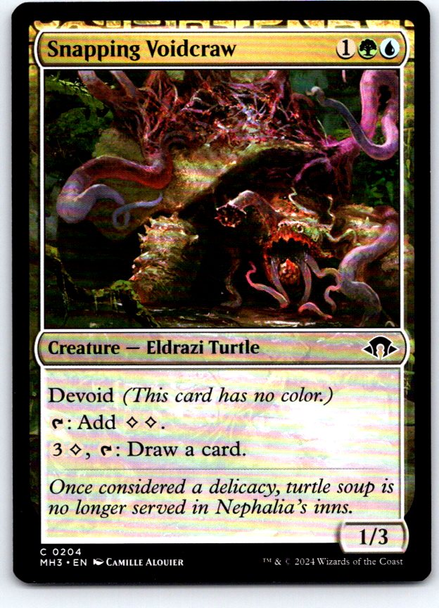 Snapping Voidcraw 204 Common Modern Horizons 3 Magic: The Gathering Near Mint