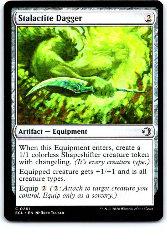 Stalactite Dagger 261 Common Lorwyn Eclipsed Magic: The Gathering Near Mint