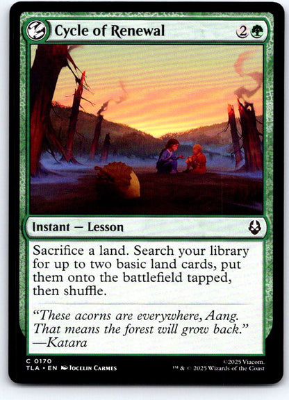 Cycle of Renewal 170 Common Avatar: The Last Airbender Magic: The Gathering NM