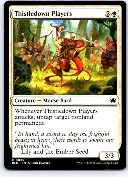 Thistledown Players 35 Common Bloomburrow Magic: The Gathering Near Mint