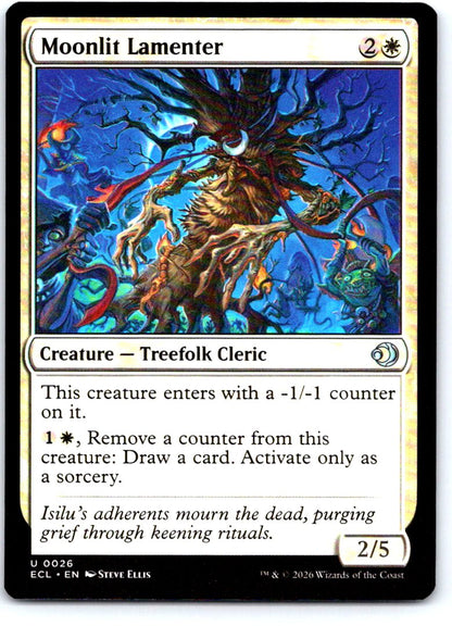 Moonlit Lamenter 26 Uncommon Lorwyn Eclipsed Magic: The Gathering Near Mint