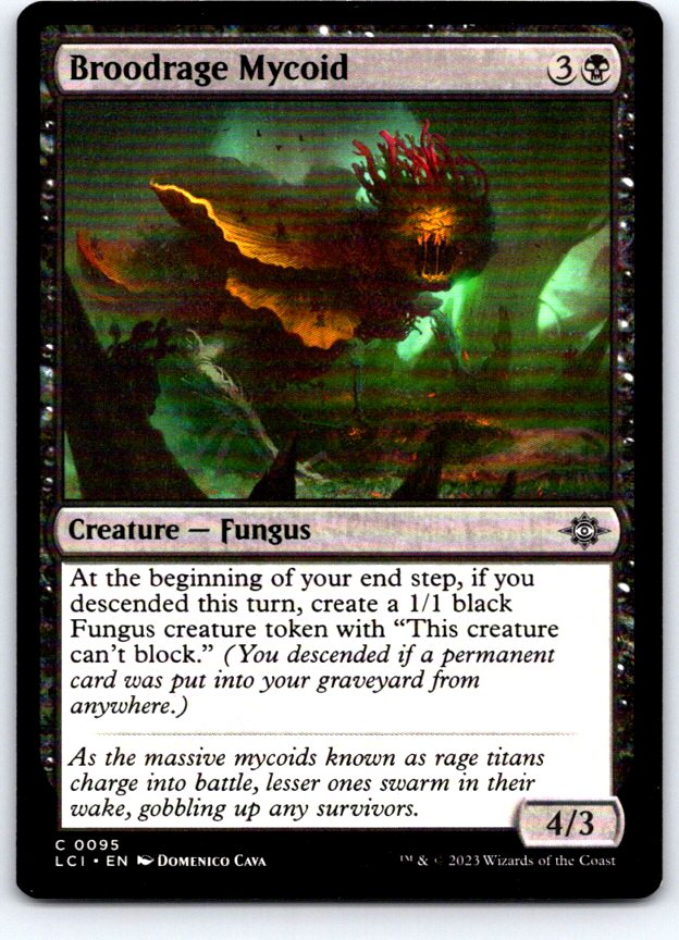 Broodrage Mycoid 95 Common The Lost Caverns of Ixalan Magic: The Gathering NM