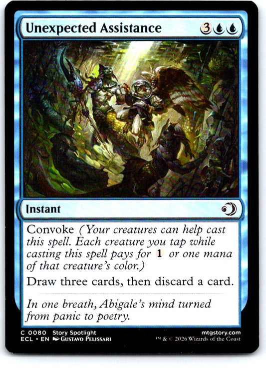 Unexpected Assistance 80 Common Lorwyn Eclipsed Magic: The Gathering Near Mint