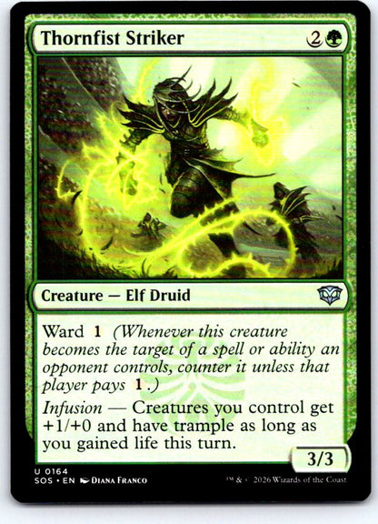 Thornfist Striker 164 Uncommon Secrets of Strixhaven Magic: The Gathering NM