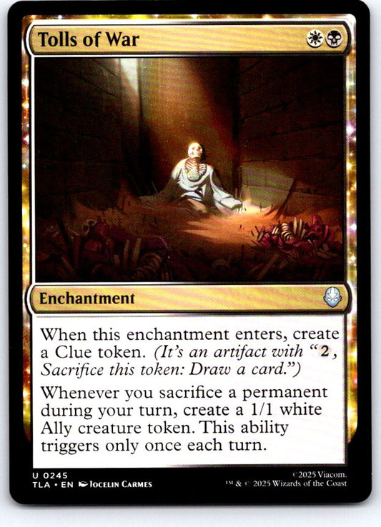 Tolls of War 245 Uncommon Avatar: The Last Airbender Magic: The Gathering NM