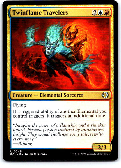 Twinflame Travelers 248 Uncommon Lorwyn Eclipsed Magic: The Gathering Near Mint