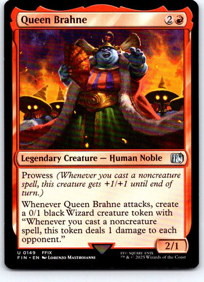 Queen Brahne 149 Uncommon FINAL FANTASY Magic: The Gathering Near Mint