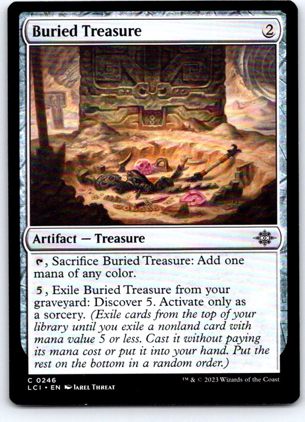 Buried Treasure 246 Common The Lost Caverns of Ixalan Magic: The Gathering NM