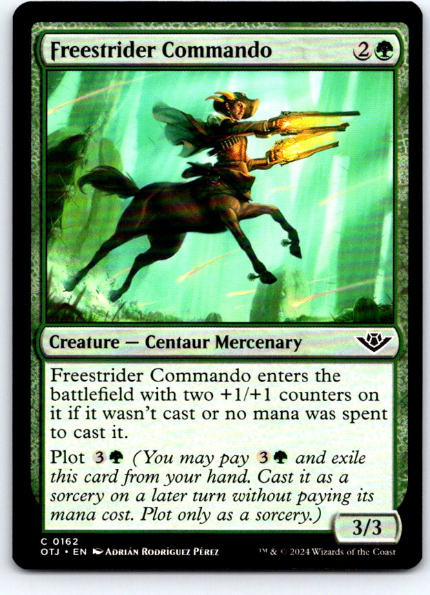Freestrider Commando 162 Outlaws of Thunder Junction Magic: The Gathering NM