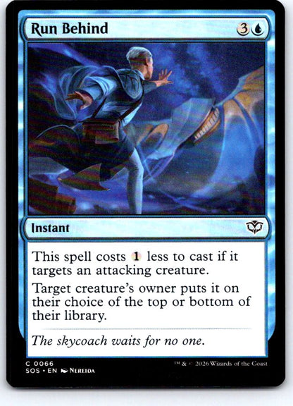 Run Behind 66 Common Secrets of Strixhaven Magic: The Gathering Near Mint