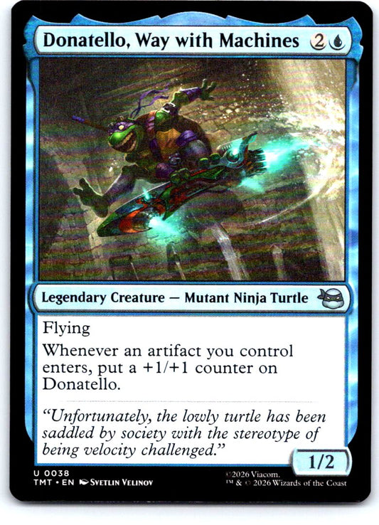 Donatello, Way with Machines 0038 Teenage Mutant Ninja Turtles MTG NM