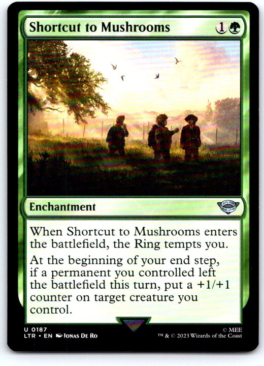 Shortcut to Mushrooms 187 Universes Beyond: LOTR: Tales of Middle-earth MTG NM