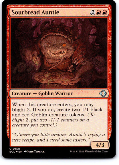 Sourbread Auntie 158 Uncommon Lorwyn Eclipsed Magic: The Gathering Foil NM