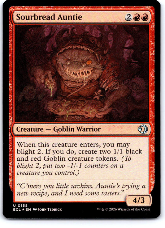 Sourbread Auntie 158 Uncommon Lorwyn Eclipsed Magic: The Gathering Foil NM
