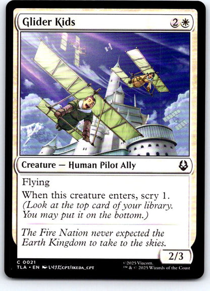 Glider Kids 21 Common Avatar: The Last Airbender Magic: The Gathering Near Mint