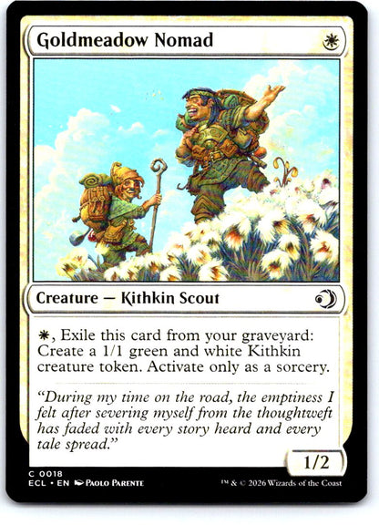 Goldmeadow Nomad 18 Common Lorwyn Eclipsed Magic: The Gathering Near Mint