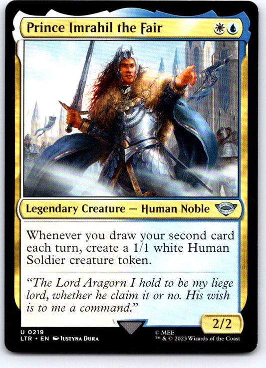 Prince Imrahil the Fair 219 Universes Beyond: LOTR Magic: The Gathering NM
